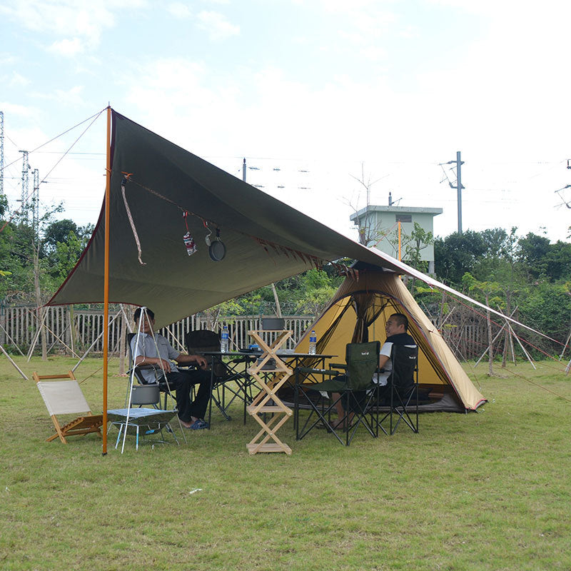 Tepee style camping tent