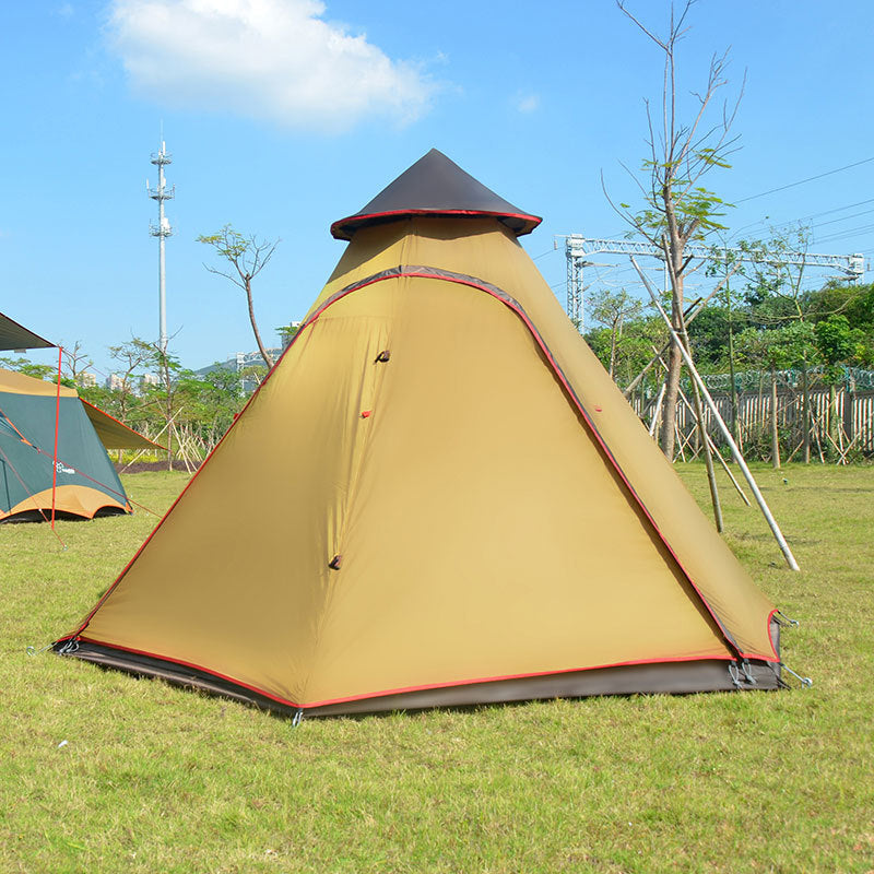 Tepee style camping tent