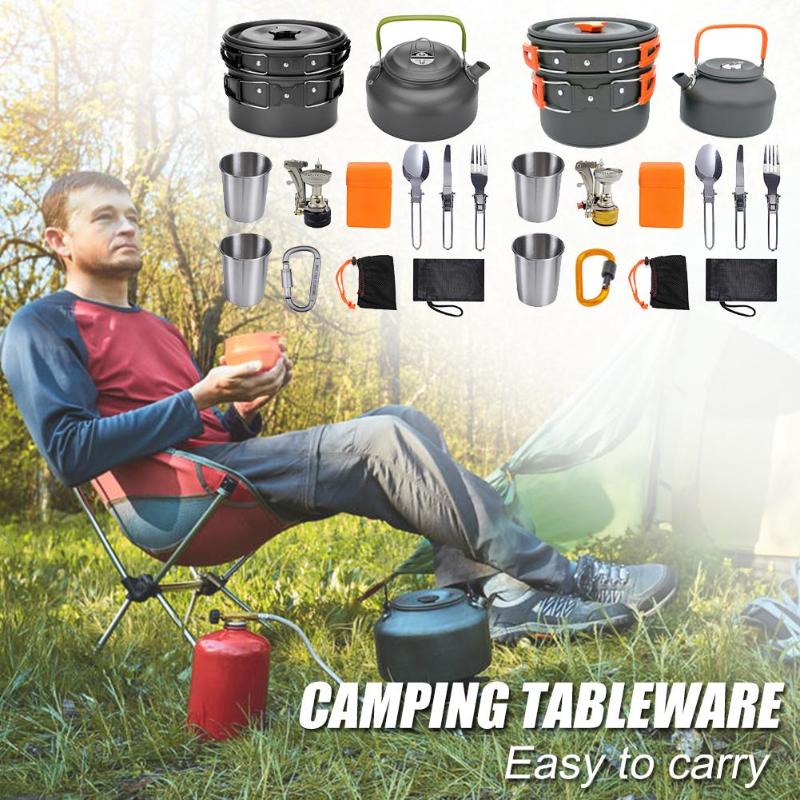 Compact Portable Camping Cook Set